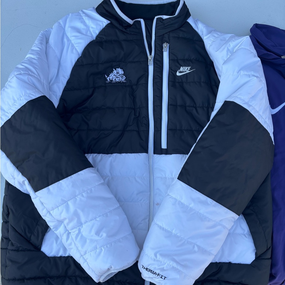 TCU Nike Therma-Fit Black Jacket